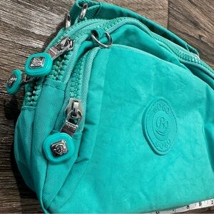 BONGO Teal Lightweight Nylon Crossbody Bag